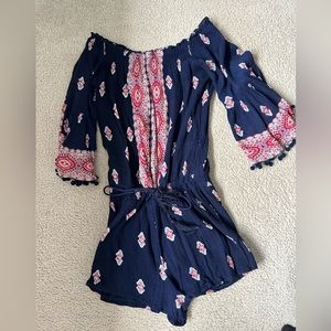 Off the shoulder romper